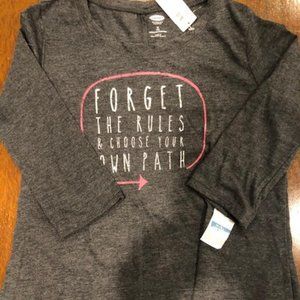 Old Navy Graphic Long Sleeve Shirt